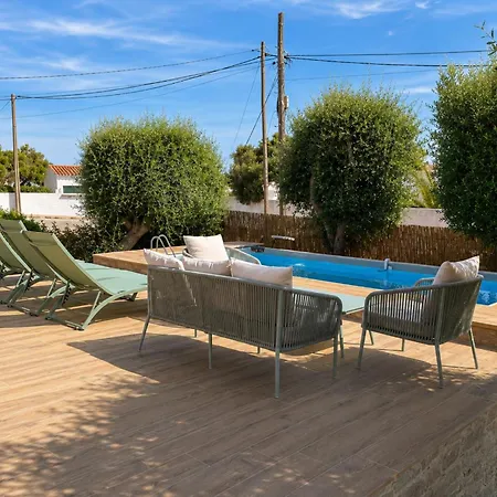 別荘 Cala'n Porter - House For 4 With Pool And Garden